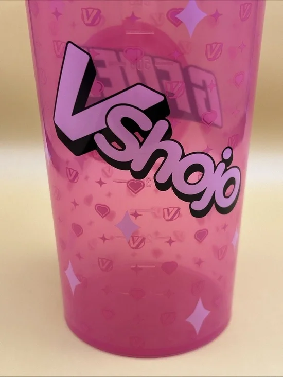 G Fuel x VShojo Collaboration Shaker Cup - Pink Limited Edition VTuber - NEW - Picture 2 of 12